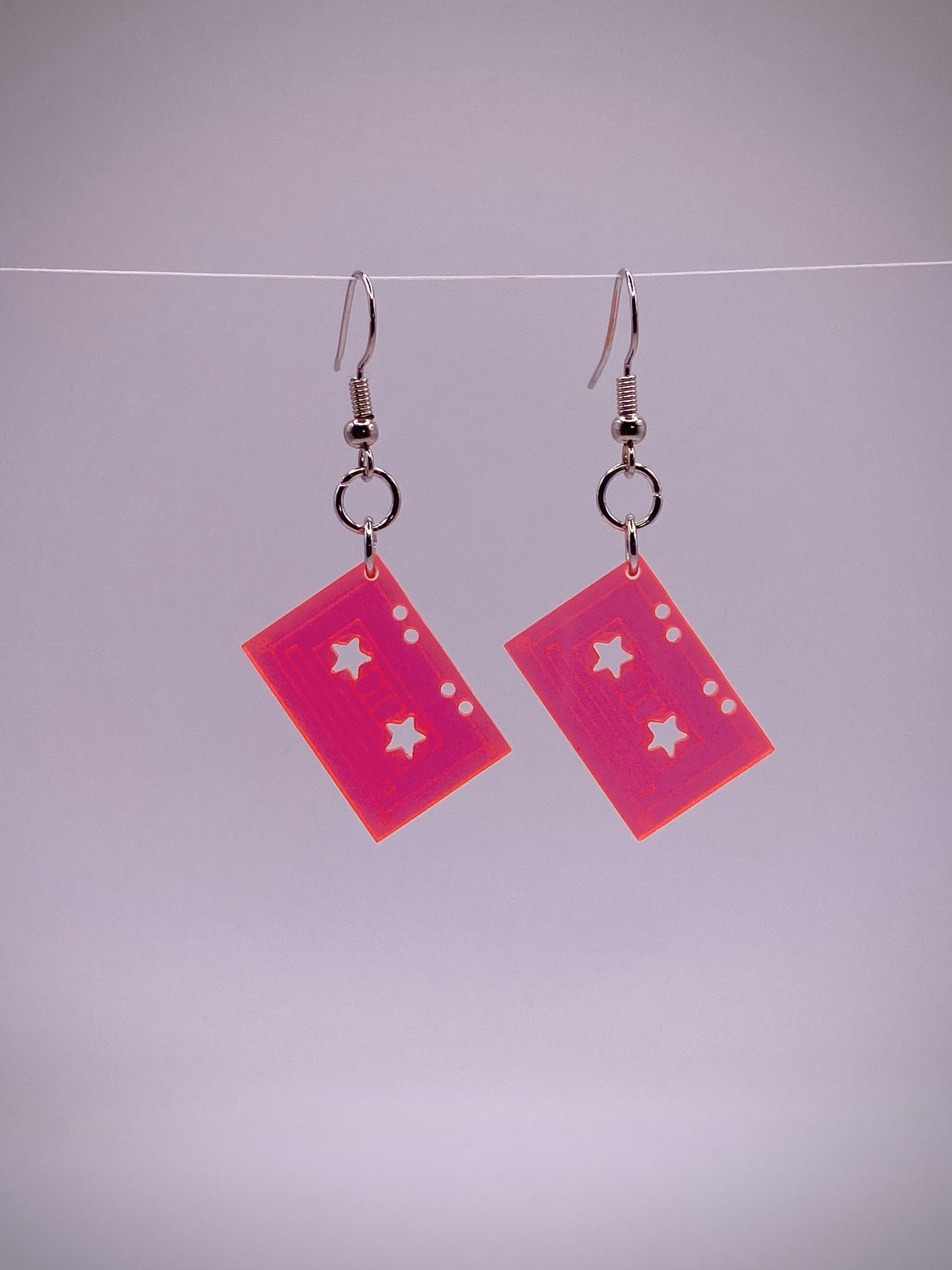 Casete Neon Pink